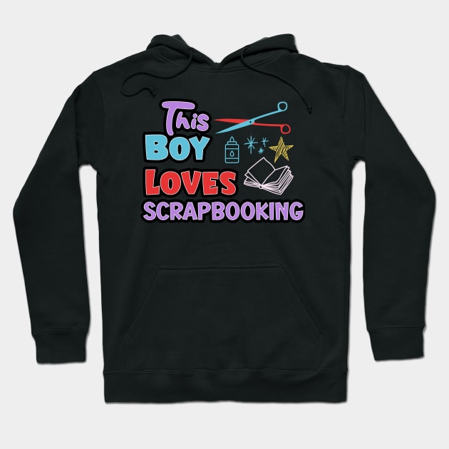 Scrapbooking Hoodie by AlephArt